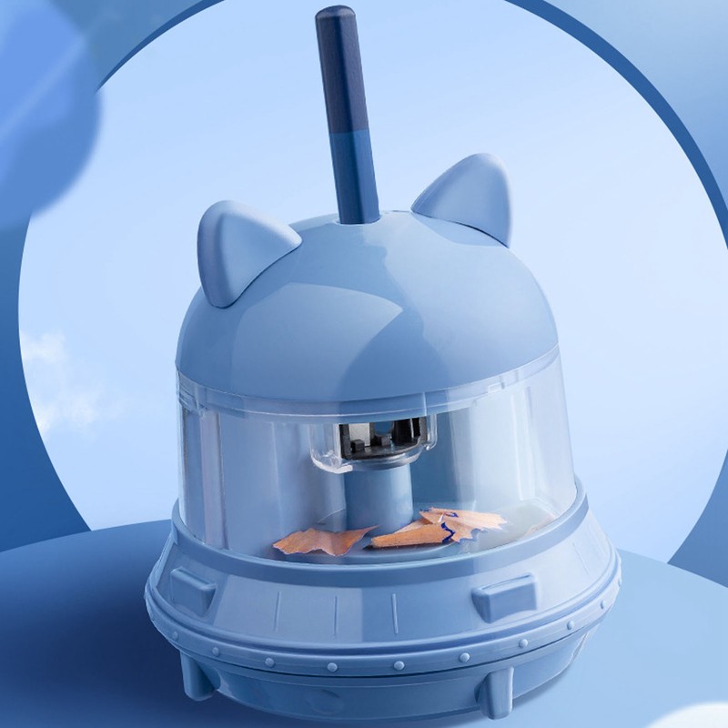 Electric Pencil Sharpener Cartoon Battery Powered Electric Pencil Sharpener for
