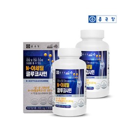 Chong Kun Dang N-Acetyl Glucosamine 90 tablets, 2 bottles (6-month supply) / 종근당  N아세틸 글루코사민 90정 2병(6개월분)