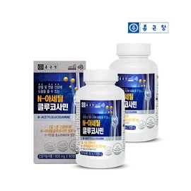 Chong Kun Dang N-Acetyl Glucosamine 90 tablets, 2 bottles (6-month supply) / 종근당  N아세틸 글루코사민 90정 2병(6개월분)
