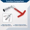 Hihaha T-Handle Spark Plug Socket Wrench Wrench Remover for Car