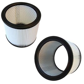 HQRP 2-Pack Washable H12 Cartridge Filter compatible with Shop-Vac 610-50-10 / 6105010 / 960-98-10 / 9609810 Vac Industrial Series Wet Dry Vacuum