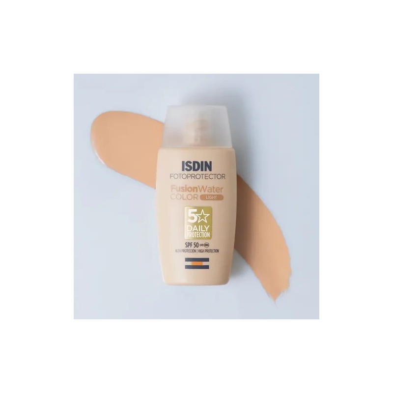 Fotoprotector Isdin Fusion Water Color Ligth Spf 50 X 50ml