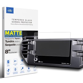 INNOSURE Tempered Glass Screen Protector for 2022/2023/2024/2025 Toyota Tundra SR/SR5, 2023/2024/2025 Sequoia SR5 8 Inch Navigation Touchscreen Anti Glare (Matte)