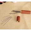 Yklbpd 18 Pieces Large Eye Sewing Needles, Handmade Yarn Knitting,