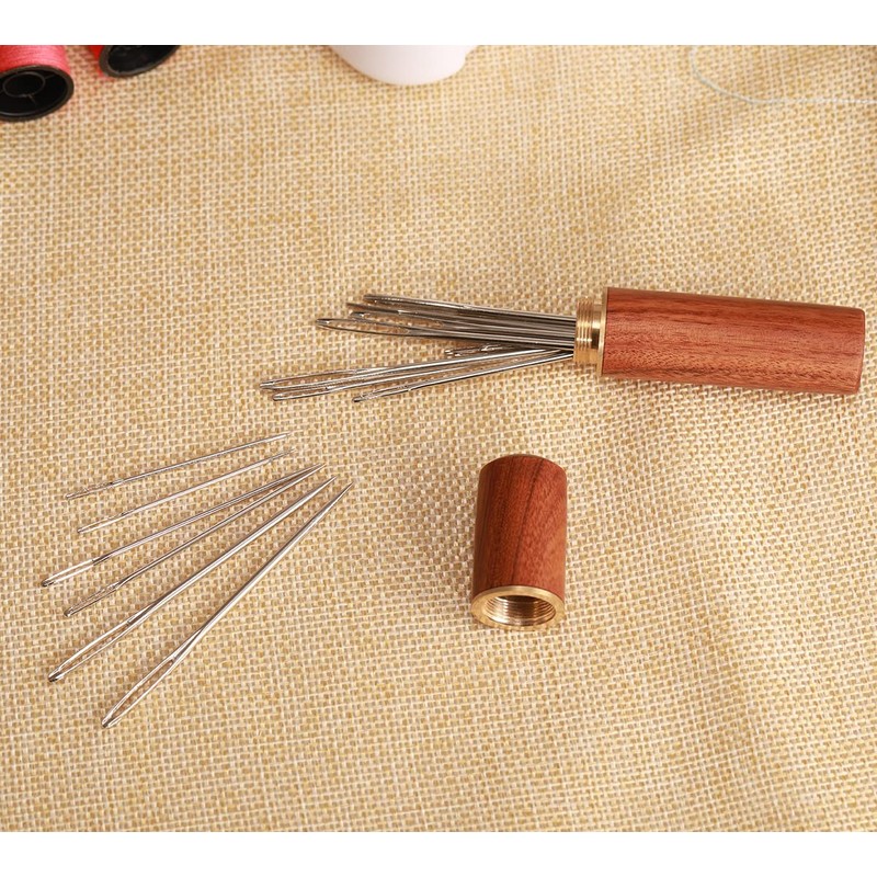 Yklbpd 18 Pieces Large Eye Sewing Needles, Handmade Yarn Knitting,
