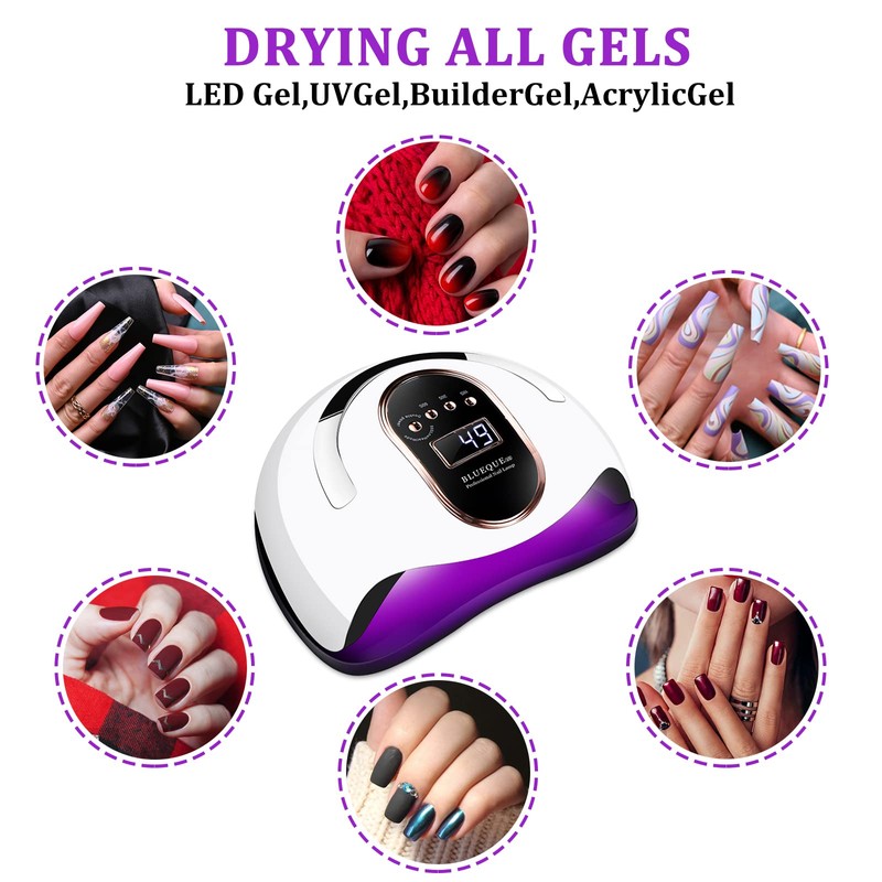 JOTOL 168 W Nail Dryer, Lamp for Gel Nails with