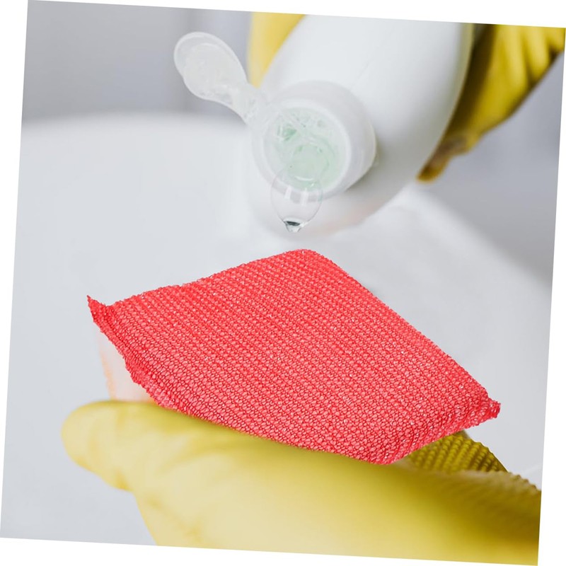 CHILDWEET Kitchen Cleaning Essential Pack Non Scratch Dish Sponges Heavy