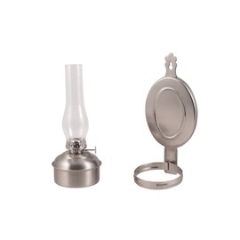 Vermont Lanterns Brass Dorset Wall Oil Lamp (12", Pewter)