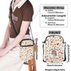 AKTAP Mushroom Themed Gifts Mushroom Crossbody Purse for Mushroom Fungi