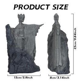 Large Decorative Bookends, 9.5" Book End Resin Collectibles, Decorative Book Stopper Binder and Dividers for Library Office Home