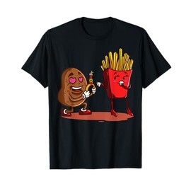 Cartoon Characters Food For Kids Fun Fast Food T-Shirt