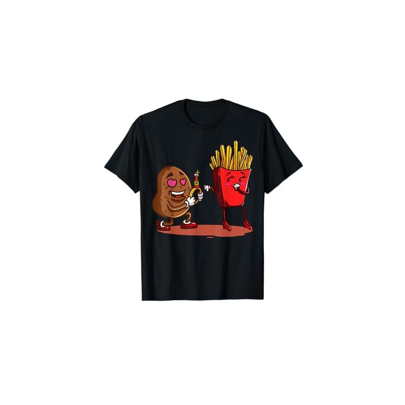 Cartoon Characters Food For Kids Fun Fast Food T-Shirt