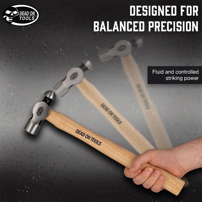 Dead On Tools-16oz Smooth Face Ball Peen Hammer,(DOHBP16S14)
