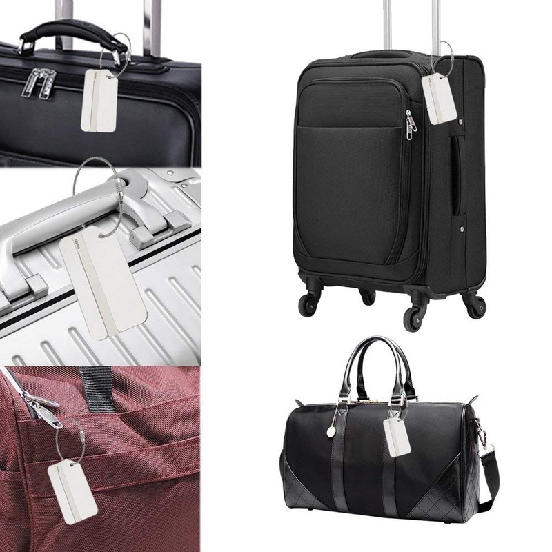 Aluminum Luggage Tag for Luggage Baggage Travel Identifier by Ovener