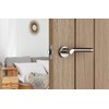 Designer Levers - Marcella Lever on Rose Door Handle -