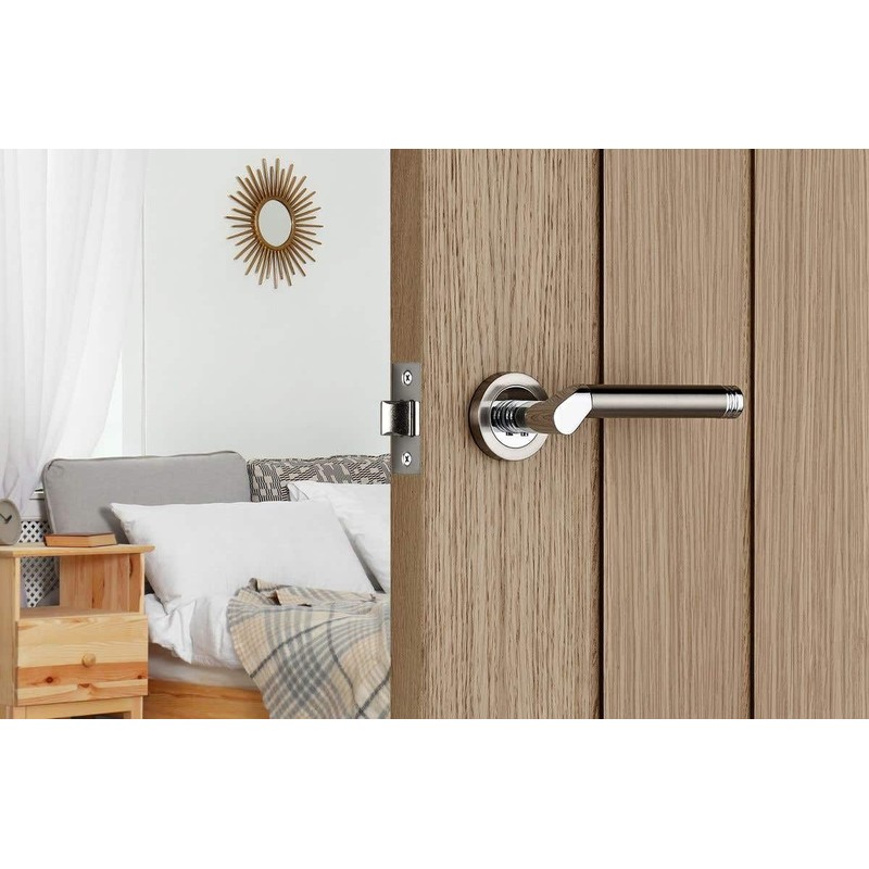 Designer Levers - Marcella Lever on Rose Door Handle -