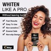 Teeth Whitening Strip for Sensitive Teeth, Non-Slip Strips, Effective Kit,
