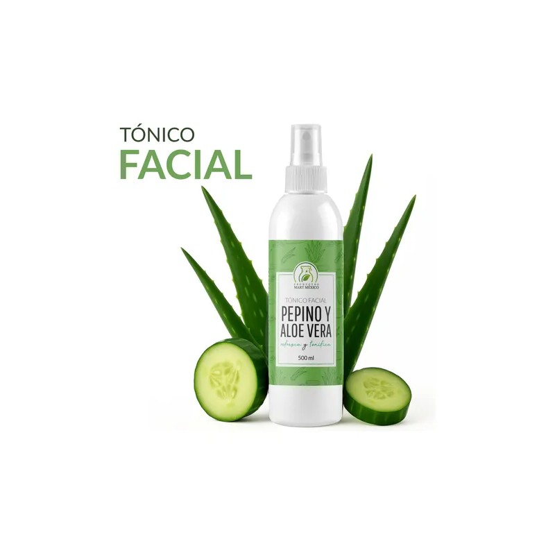 Tónico Facial De Pepino & Aloe Vera Suavizante 500ml