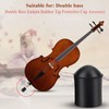 HilBeliFU Cello Stopper, 2 Pcs Cello Endpin Rubber Cap Set,