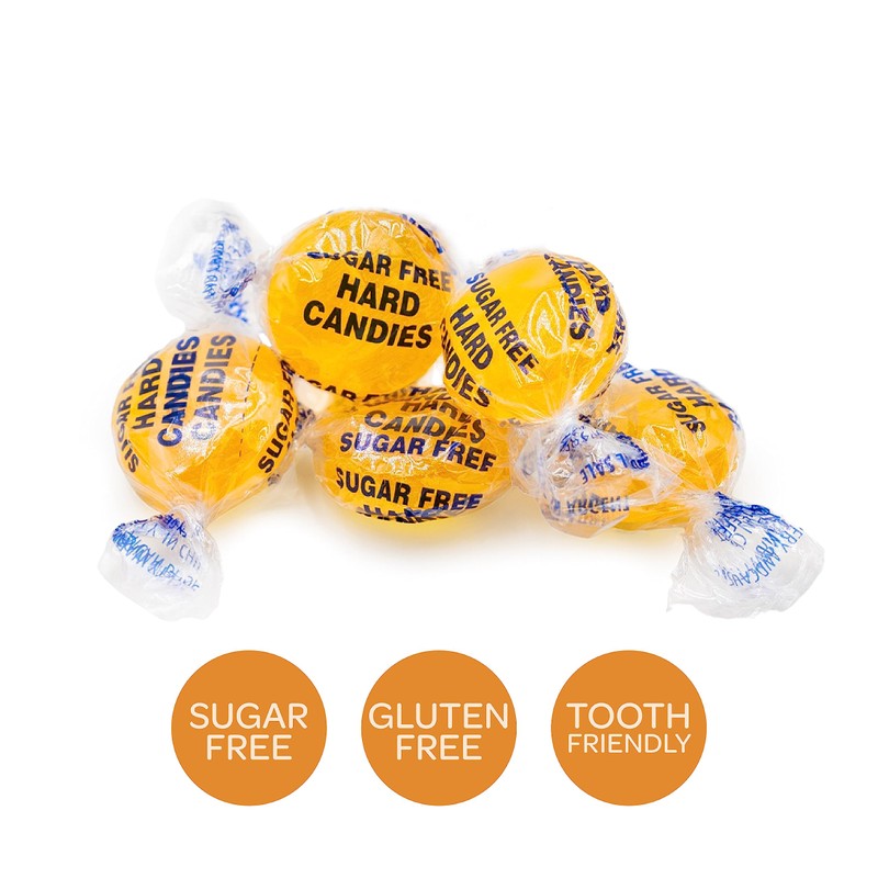Sugar-Free Lemon Hard Candy - 1 Pound Pack (About 80