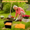 Conderyang 2Pcs 11" Square Planter Insert, Durable Plastic Plant Pot