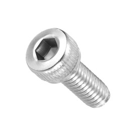 METALLIXITY Socket Head Cap Screw(M4-0.7x10mm)100Pcs, 304 Stainless Steel Allen Socket Drive Metric - Machine Internal Hex Screw UNC Coarse Thread, Silver Tone