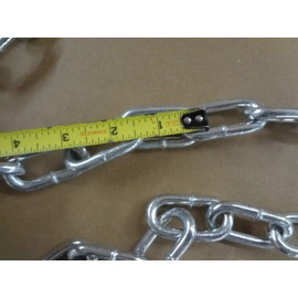 3  Heavyduty  60inch Steel Boat Trailer Safety Chain With Spring Clip Hooks  H#1