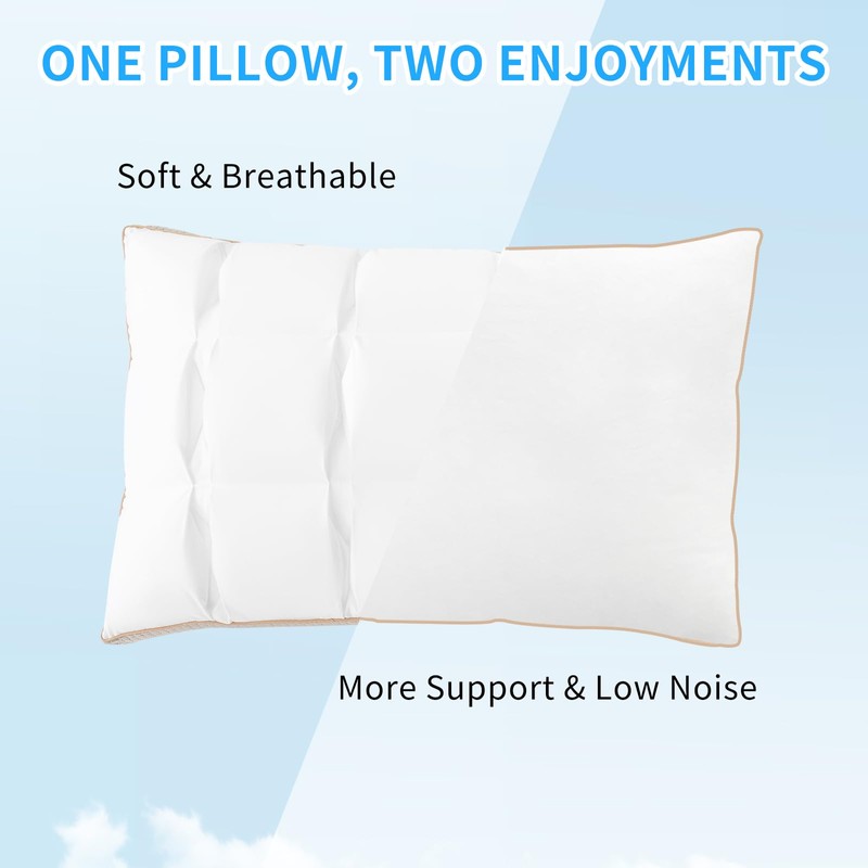 YOUR MOON Soft Pillow Queen Size Set of 2, Super