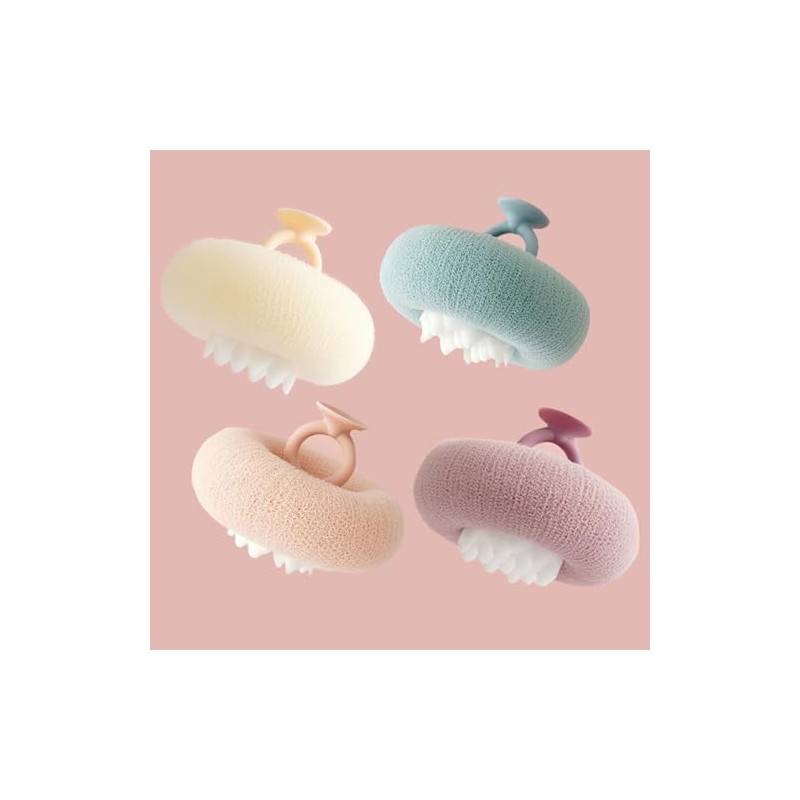 Esponja Ducha Cuerpo Bolas Jabón Cortesía Baño Mujeres Exfolia Disfruta
