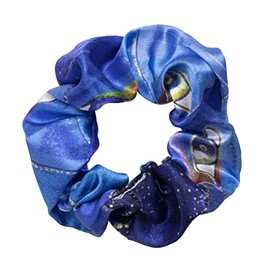 Galleria Enterprises Laurel Burch Indigo Cats Scrunchie