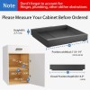 Merrylun Expandable Pull Out Cabinet Drawers Organizer Slide Shelves with