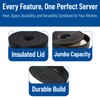 Carlisle FoodService Products Jumbo Server Tortilla Server with Insulated Lid