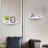 ZELURA Small Floating Plant Shelves Set of 2 - Rustic