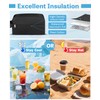 Neverwhy Small Insulated Snack Bag Lunch Box,Collapsible Reusable Small Lunch