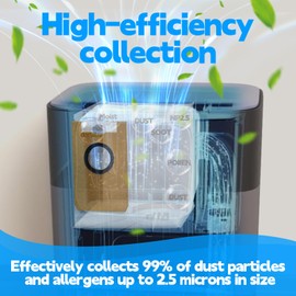 Vacuum Dust Bags for AIRROBO T20+ Robot Vacuum Cleaner, 3.5L Disposable Replacement Bags, Genuine Quality (8 Pack)