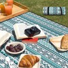 QXWREL Extra Large Picnic Outdoor Blanket 80''x80'' Waterproof and Sandproof
