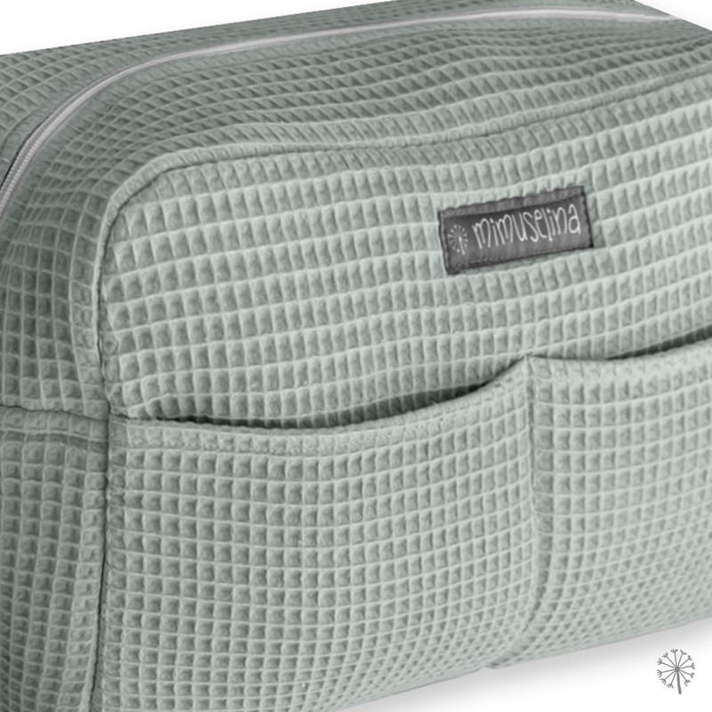 MIMUSELINA Pram Organiser with Large Capacity Pram Bag with +