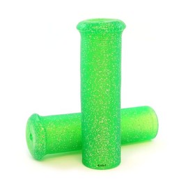 Jackhammer Metal Flake Motorcycle Grips - Green - 7/8"