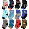 TRAMLE Boys Toddler Crew Socks,12 Pairs 5-7 Years Kids dinosaur