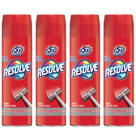 Resolve High Traffic Carpet Foam, 88 oz (4 Cans x 22 oz), Cleans Freshens Softens & Removes Stains