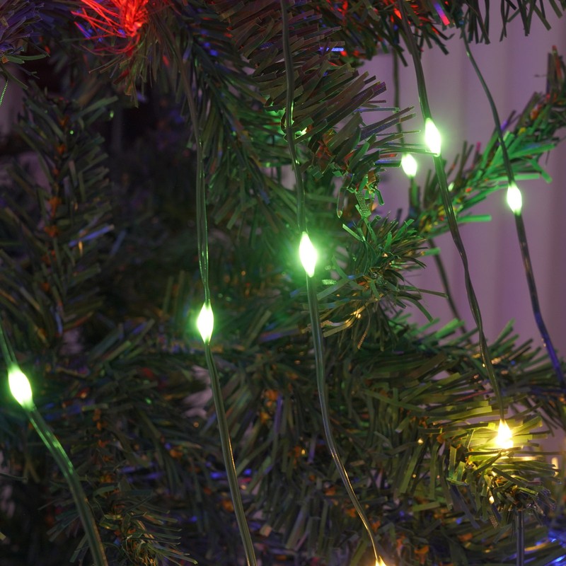 Christmas Tree Decorative Lights String Garden Layout Waterfall Lights Party