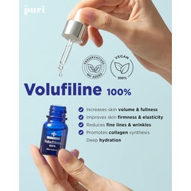 100% Volufiline Serum Skincare – Advanced Firming & Lifting Facial Ampoule from France Sederma, Intense Hydration & Skin Rejuvenation for Youthful, Perfect for Layering & DIY, 0.33 fl.oz (10ml) 3 Pack