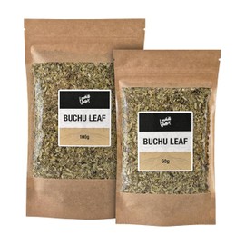 Lowhill Valley Buchu Leaf Herbal Tea - Cut and Dried Agathosma Betulina Leaves for Urinary Tract Function, Digestive Aid, and Detox Support - Aromatic, Minty Flavour - 100% Natural - 100g