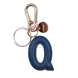 Legami INK0017 My Initial Key Ring Q Blue Taglia Unica, blue