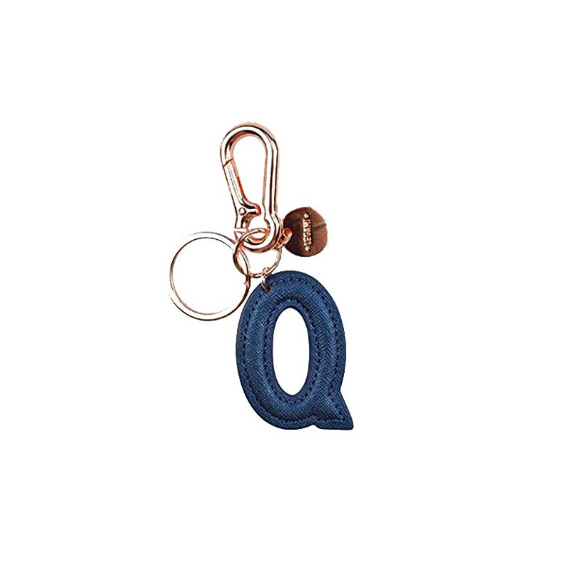 Legami INK0017 My Initial Key Ring Q Blue Taglia Unica,