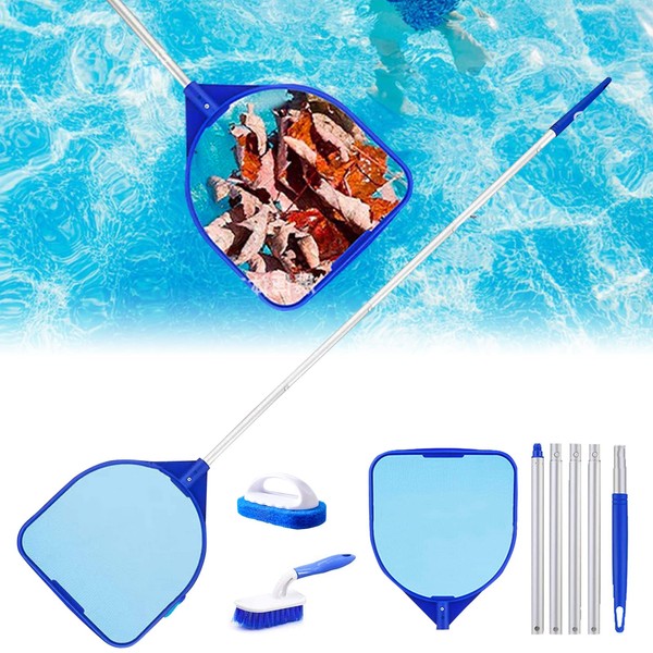 MAINOSHY Professional Pool Skimmer, Skimming Pool Net Fine Mesh Pond