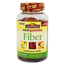Nature Made Adult Gummies Fiber Assorted Fruit - 90 Gummies