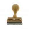 trendaffe The Bullshit Wooden Stamp