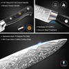 MOSFiATA 8 inch Carving Knife，Stainless Steel Brisket Slicing Knife for