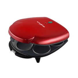 EUROSTAR AR601R 6-Serving Arepa Maker, Red